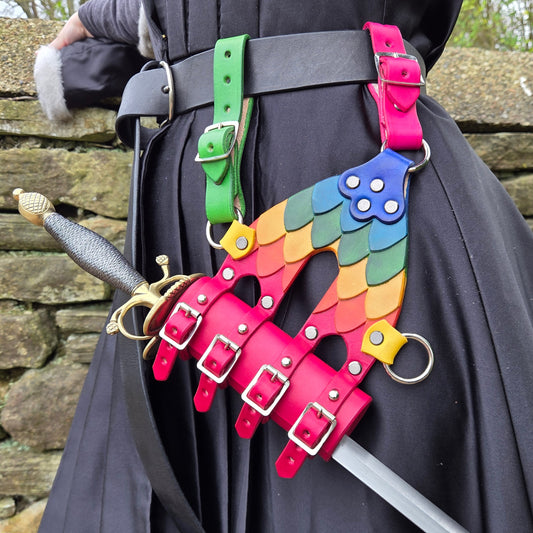 Leather Sword Frog (Single) - Rainbow Scale
