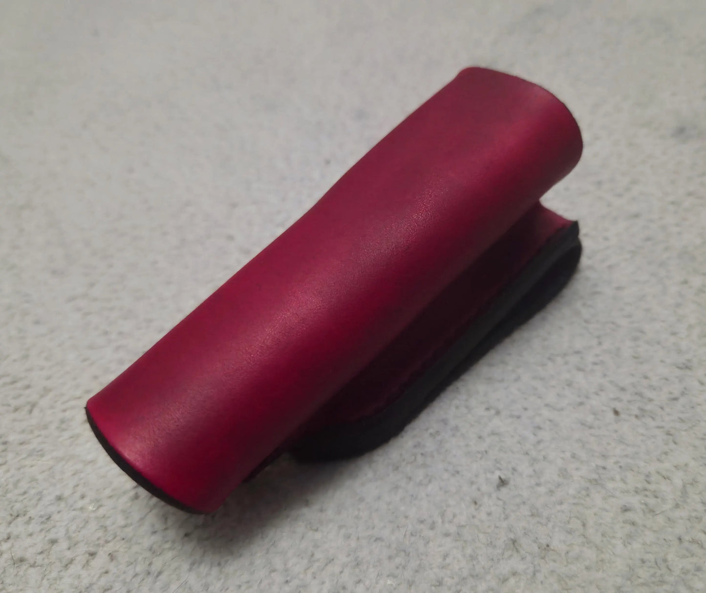 Red leather dagger frog