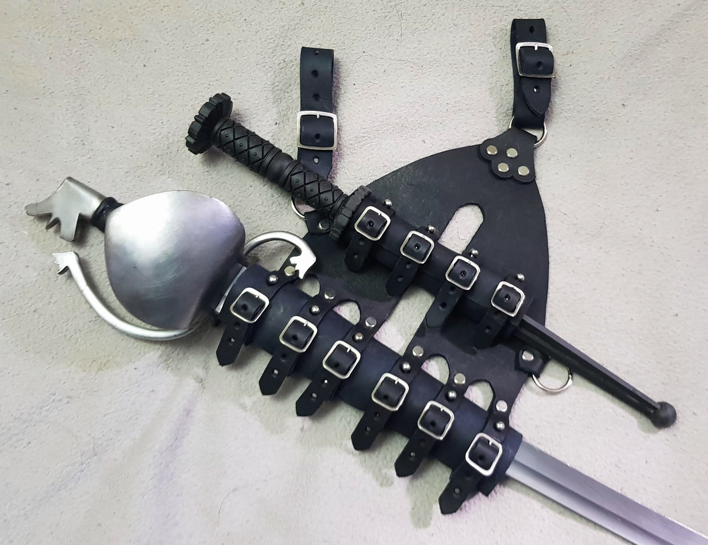Leather Sword Frog (Double)