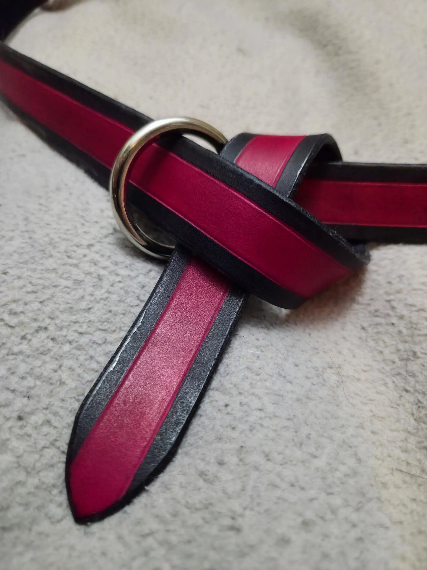 Leather Ring Belt (25mm)