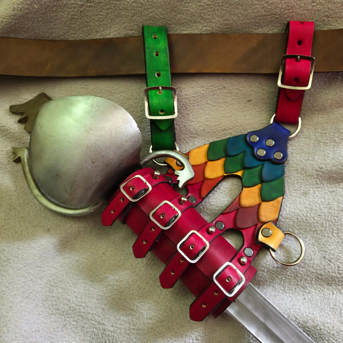 Leather Sword Frog (Single) - Rainbow Scale