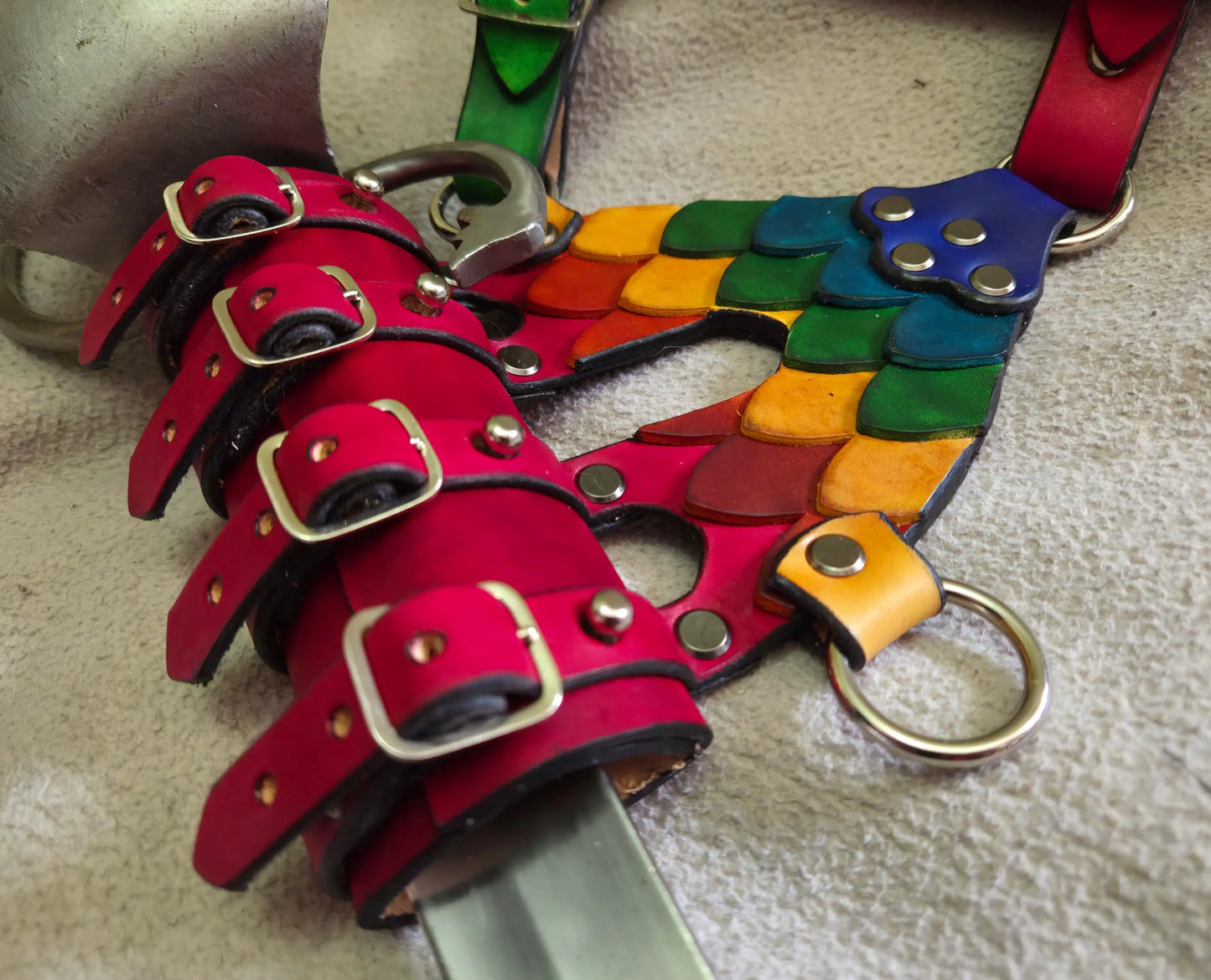 Leather Sword Frog (Single) - Rainbow Scale