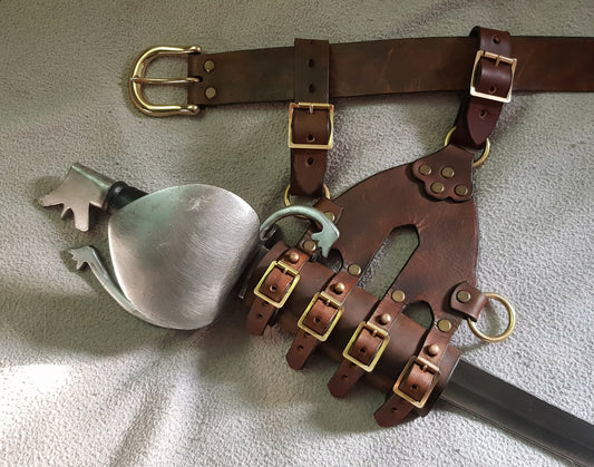 Leather Sword Frog (Single)