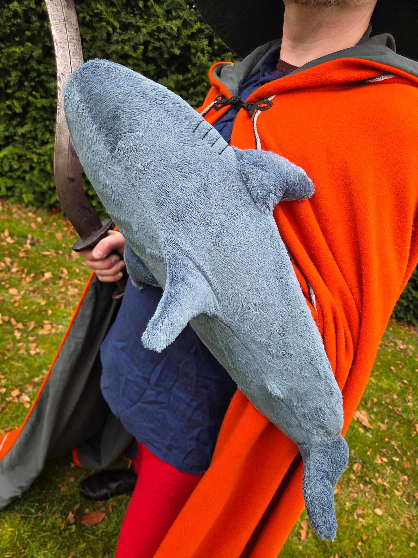 Hungarian Shield - BATTLE-READY (Plush Blåhaj)