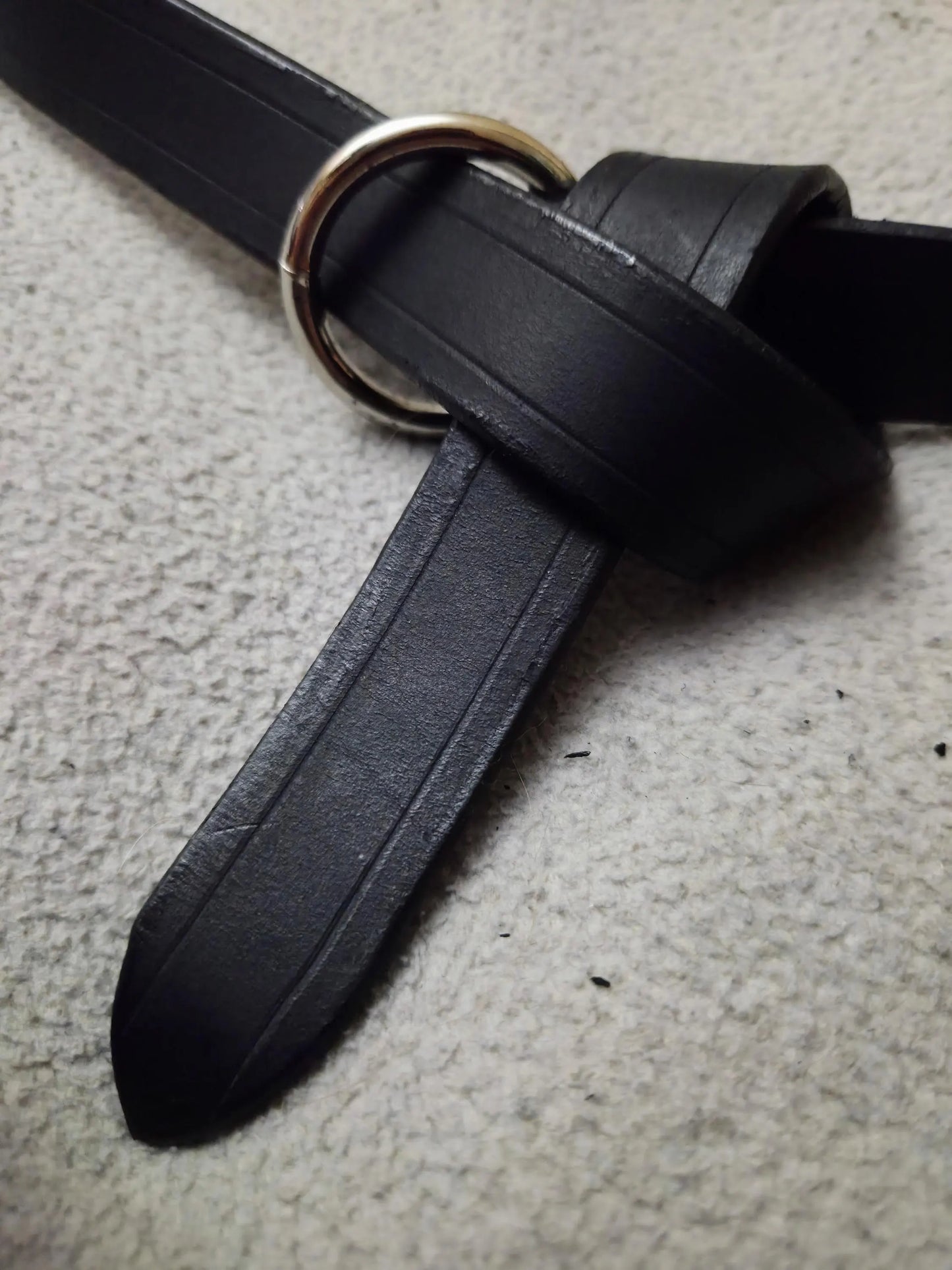 Leather Ring Belt (25mm)