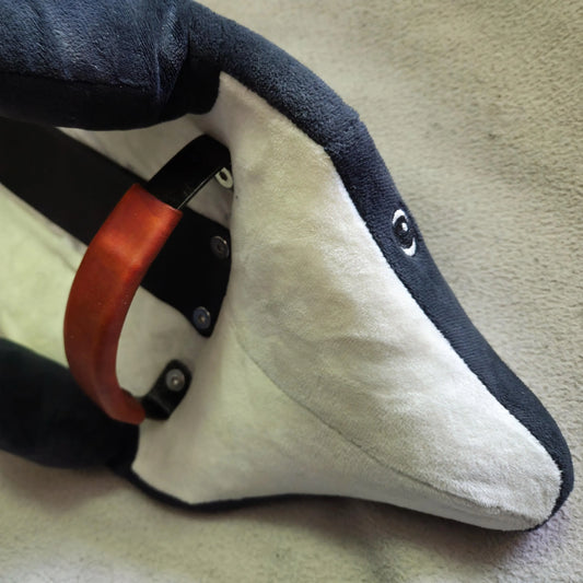 Battle-Ready Plush Orca Hungarian Shield