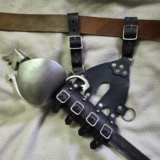 Basic Leather Sword Frog (Single)